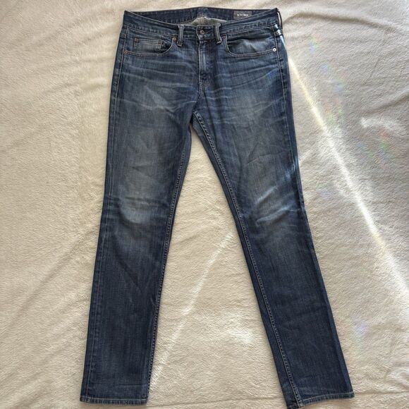 Bonobos Other - Bonobos Jeans Mens 33/34 Slim Straight Fit Stretch Denim Pants Blue Wash Modern